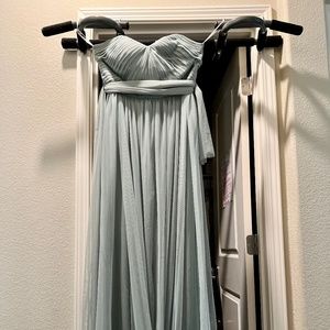 Birdy  grey sage Bridesmaid dress